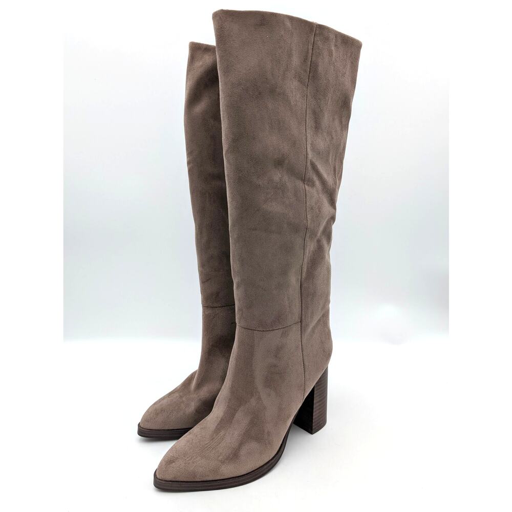 DV by Dolce Vita Bardonny Knee High Boots Women's Taupe Size US7.5 EU38